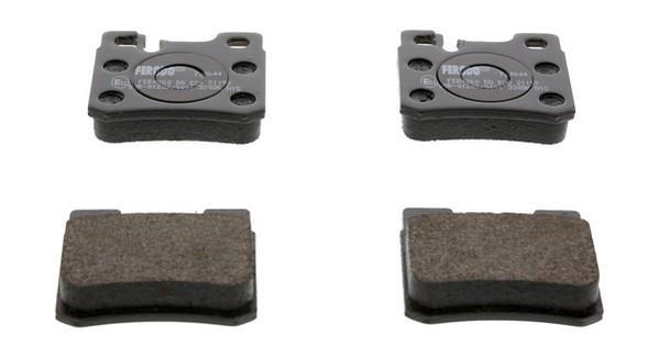 Jeu de 4 plaquettes de frein FERODO FDB644