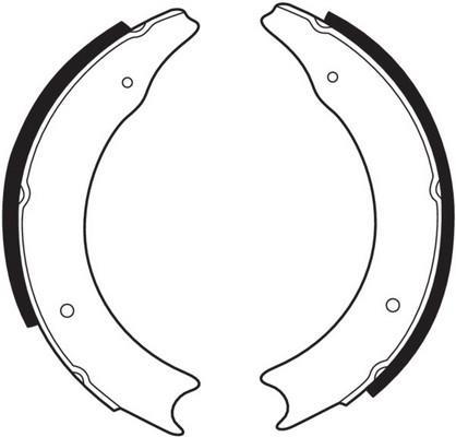 Jeu de 4 mâchoires de frein FERODO FSB14