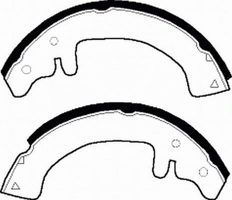 Jeu de 4 mâchoires de frein FERODO FSB19