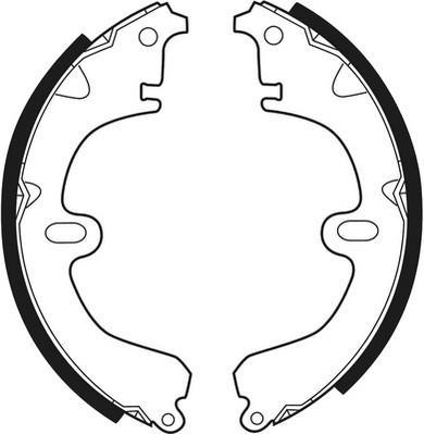 Jeu de 4 mâchoires de frein FERODO FSB241