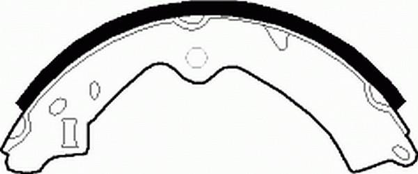 Jeu de 4 mâchoires de frein FERODO FSB260