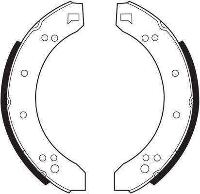 Jeu de 4 mâchoires de frein FERODO FSB355