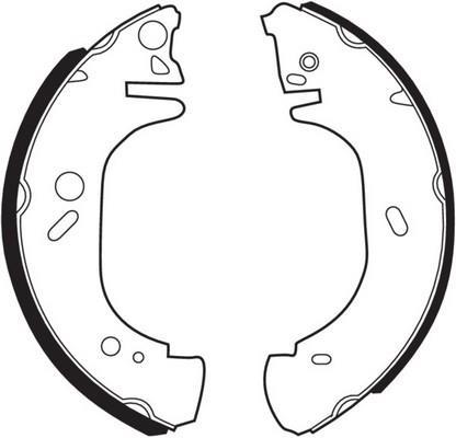 Jeu de 4 mâchoires de frein FERODO FSB541