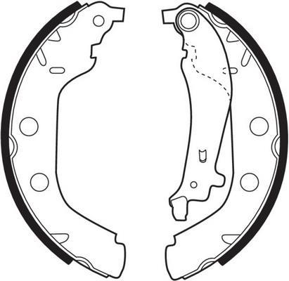 Jeu de 4 mâchoires de frein FERODO FSB547