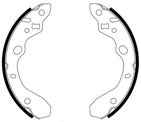 Jeu de 4 mâchoires de frein FERODO FSB573