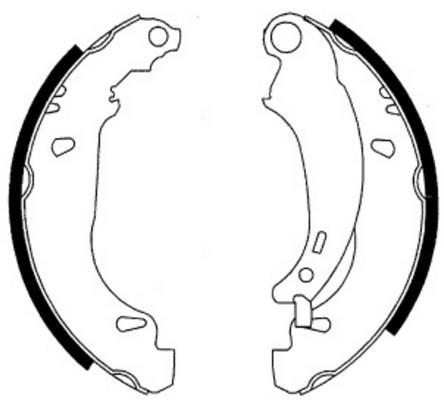 Jeu de 4 mâchoires de frein FERODO FSB576