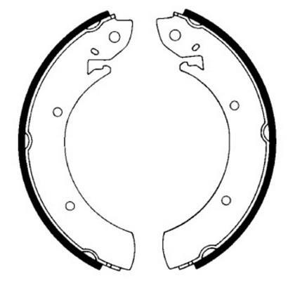 Jeu de 4 mâchoires de frein FERODO FSB589