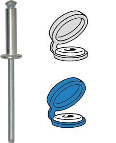 Rivet de plaque RESTAGRAF ref. 225106