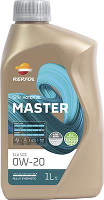 Huile moteur REPSOL MASTER ECO VCC 0W-20 1L - ref. RPP0003DHA