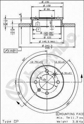 Discos de freno BREMBO ref. 08.4748.10
