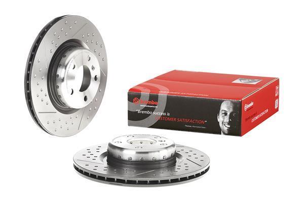 Jeu de 2 disques de frein BREMBO 09.C400.13