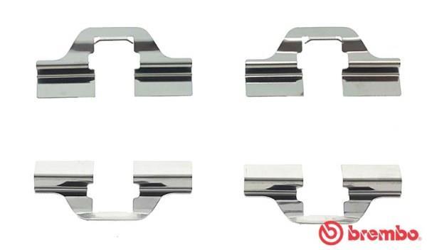 Kit acessórios de pastilhas de travão BREMBO ref. A 02 205