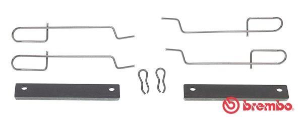 Kit acessórios de pastilhas de travão BREMBO ref. A 02 214