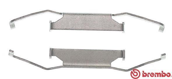 Kit acessórios de pastilhas de travão BREMBO ref. A 02 221