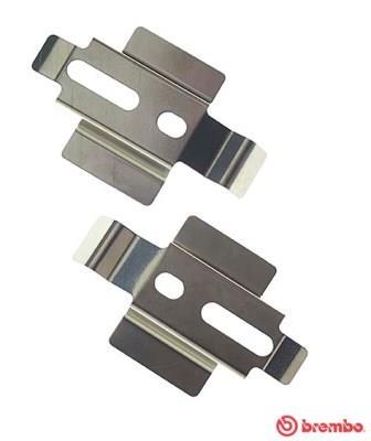 Kit d'accessoires pour plaquette de frein à disque BREMBO ref. A 02 250