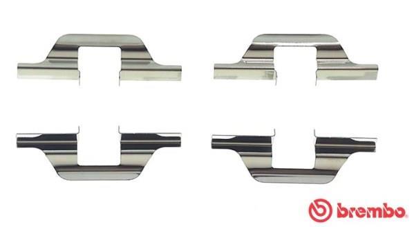 Kit acessórios de pastilhas de travão BREMBO ref. A 02 304