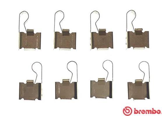 Kit acessórios de pastilhas de travão BREMBO ref. A 02 306