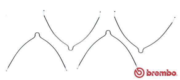 Kit acessórios de pastilhas de travão BREMBO ref. A 02 307