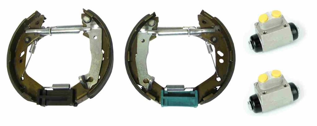 Jeu de 4 mâchoires de frein (Garniture de frein à tambour) BREMBO ref. K 30 013