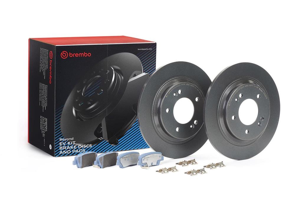 Disques et plaquettes de frein (Disques et plaquettes de freins) BREMBO ref. KT 08 016