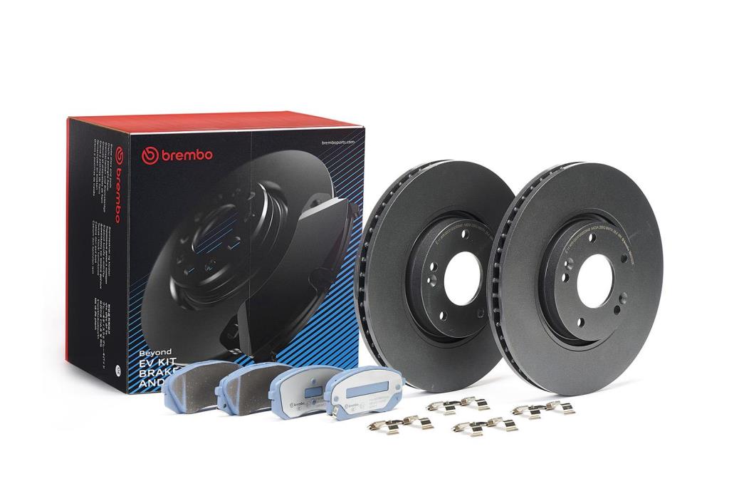 Disques et plaquettes de frein (Disques et plaquettes de freins) BREMBO ref. KT 08 029