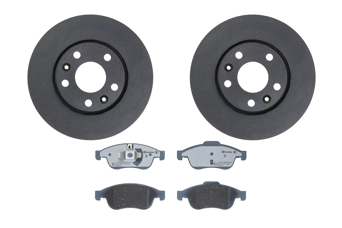 Disques et plaquettes de frein (Disques et plaquettes de freins) BREMBO ref. KT 08 039