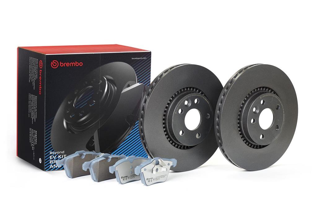 Disques et plaquettes de frein (Disques et plaquettes de freins) BREMBO ref. KT 08 047