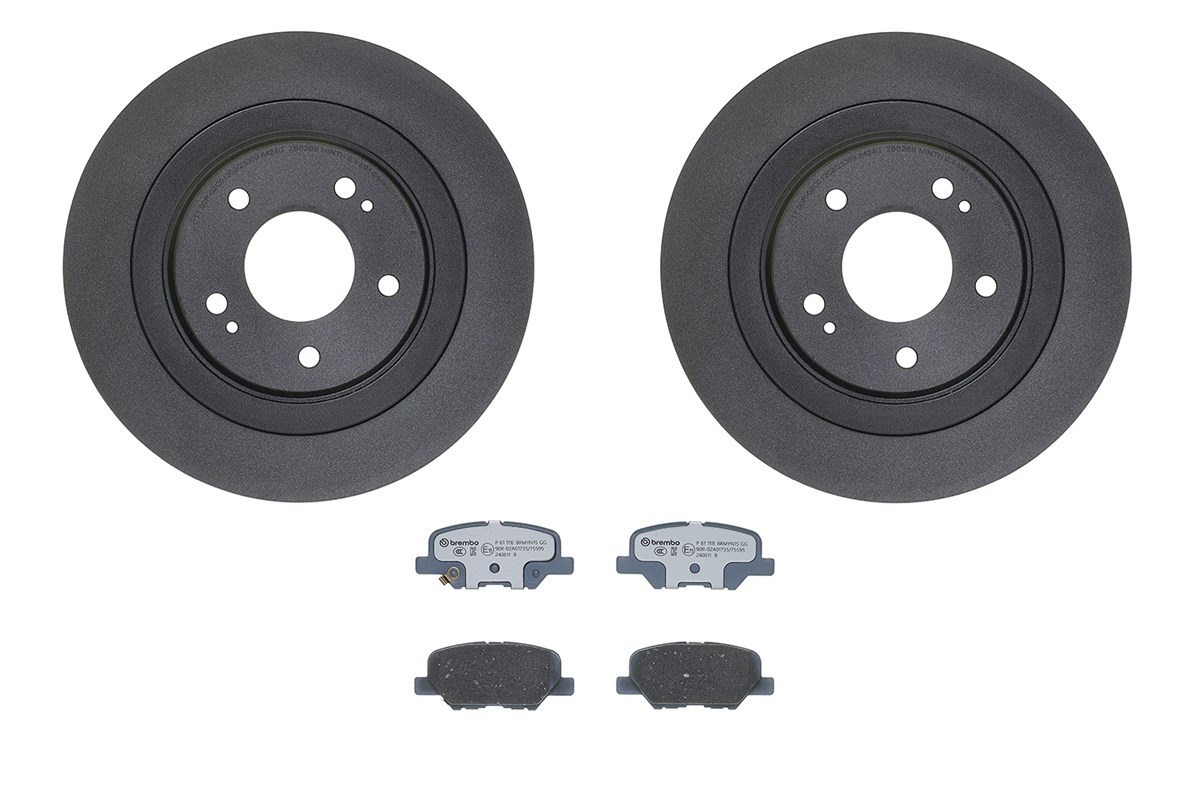 Discos e pastilhas de travão BREMBO ref. KT 08 059