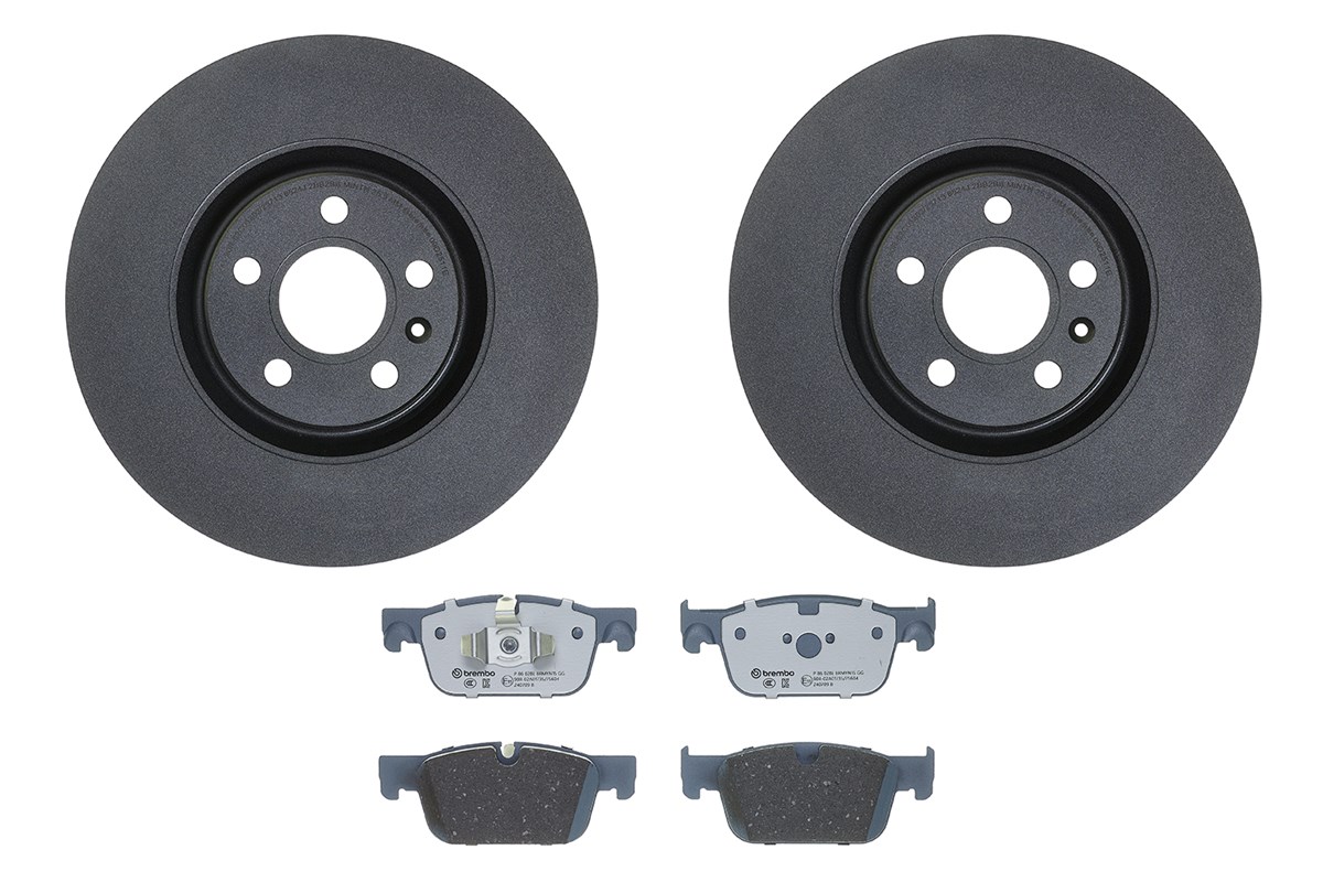 Disques et plaquettes de frein (Disques et plaquettes de freins) BREMBO ref. KT 08 066