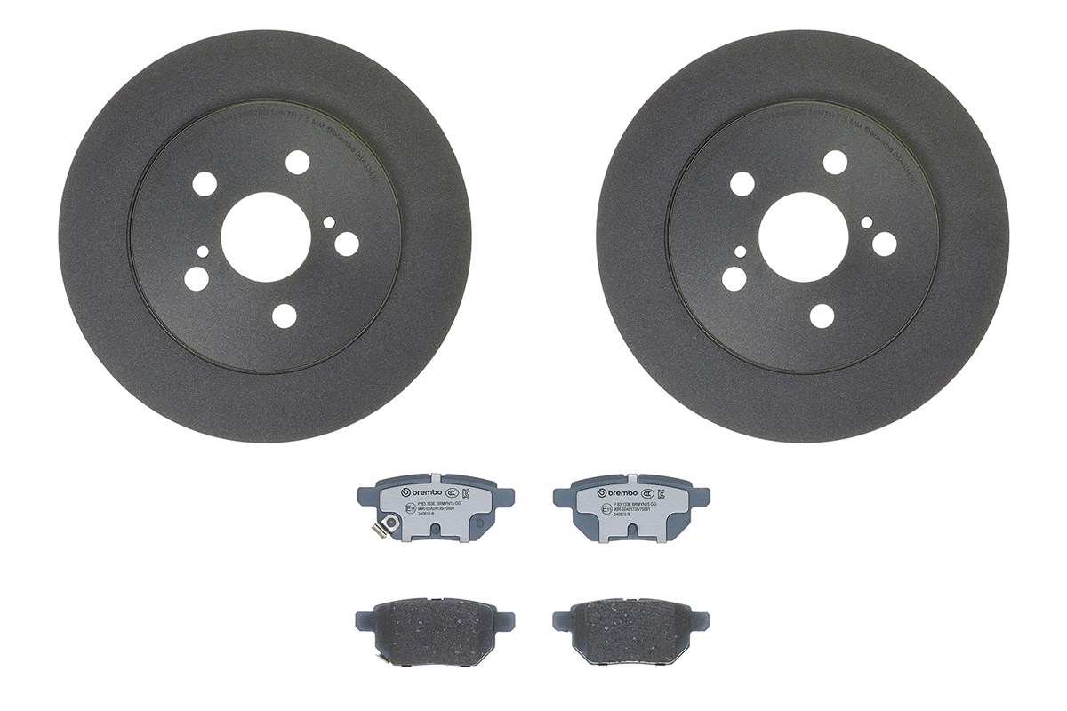 Discos e pastilhas de travão BREMBO KT 08 068