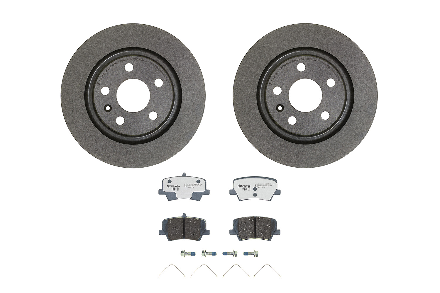 Disques et plaquettes de frein (Disques et plaquettes de freins) BREMBO ref. KT 08 075