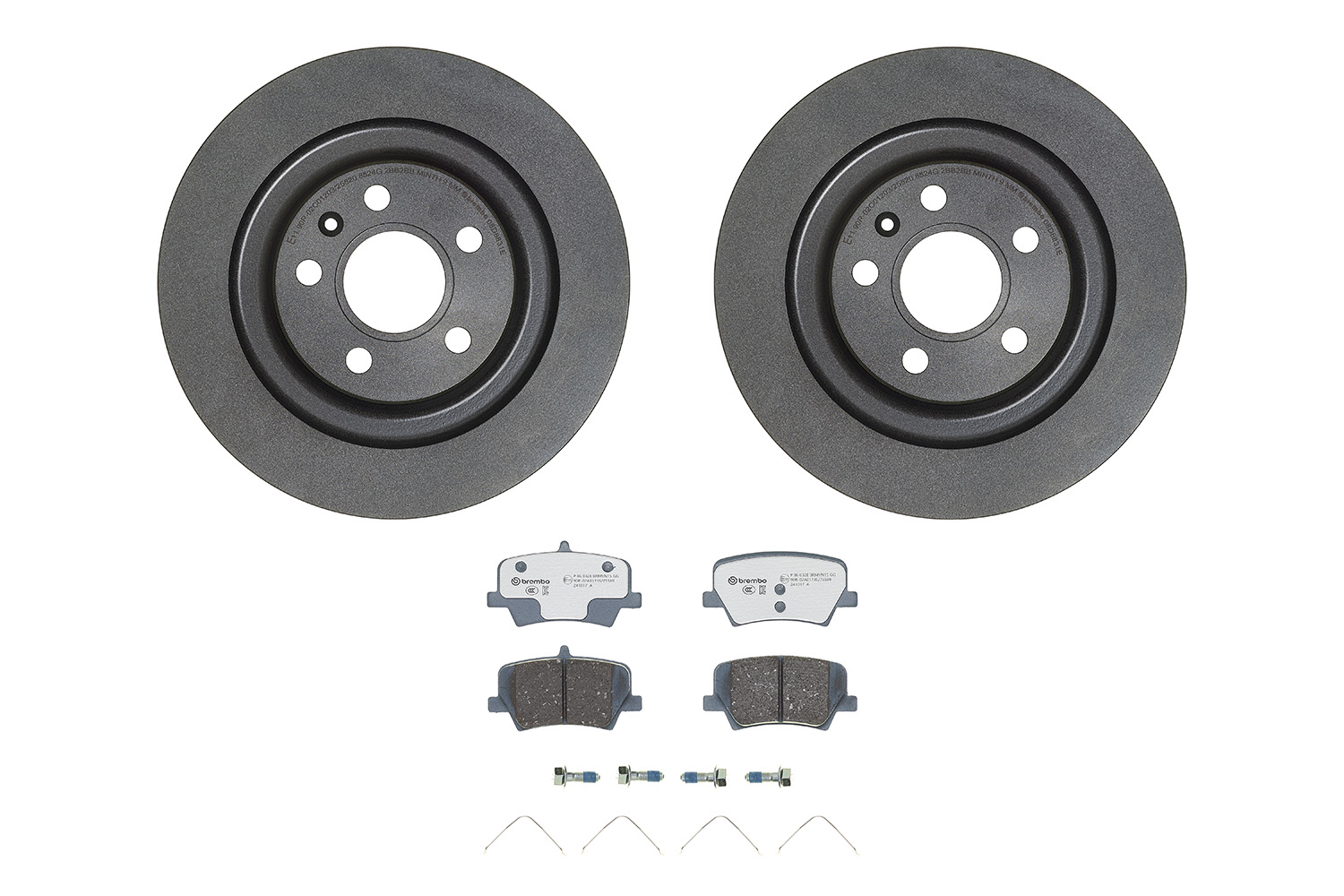 Disques et plaquettes de frein (Disques et plaquettes de freins) BREMBO ref. KT 08 076