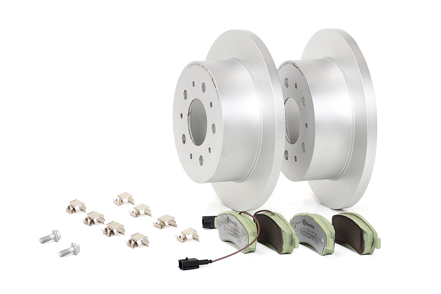 Disques et plaquettes de frein (Disques et plaquettes de freins) BREMBO ref. KT 10 005