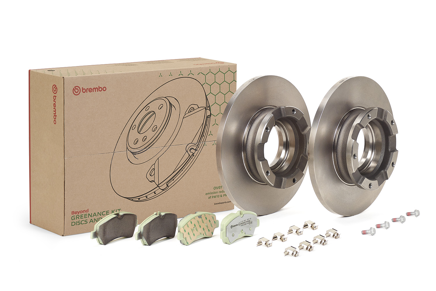 Disques et plaquettes de frein (Disques et plaquettes de freins) BREMBO ref. KT 10 017