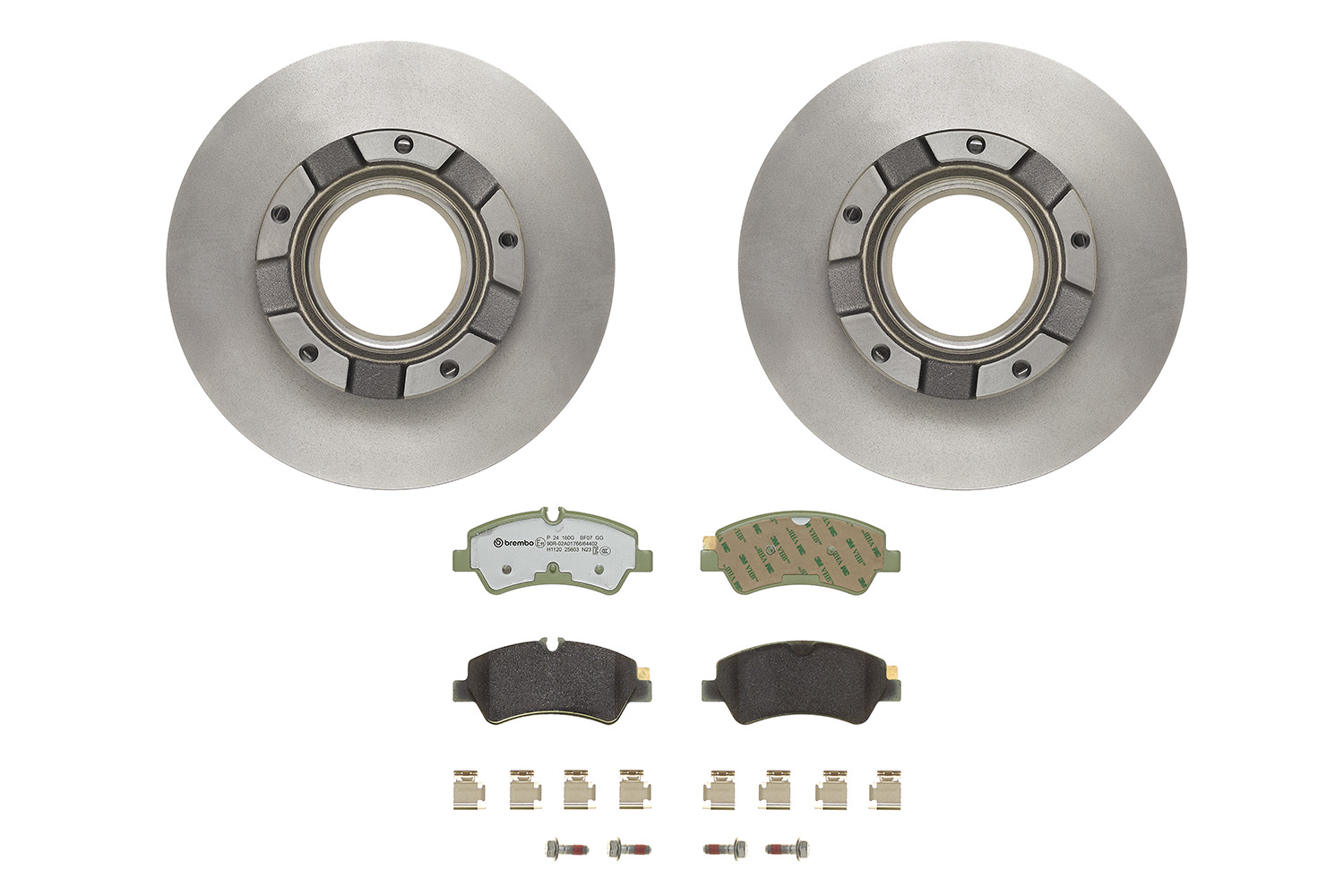 Disques et plaquettes de frein (Disques et plaquettes de freins) BREMBO ref. KT 10 017