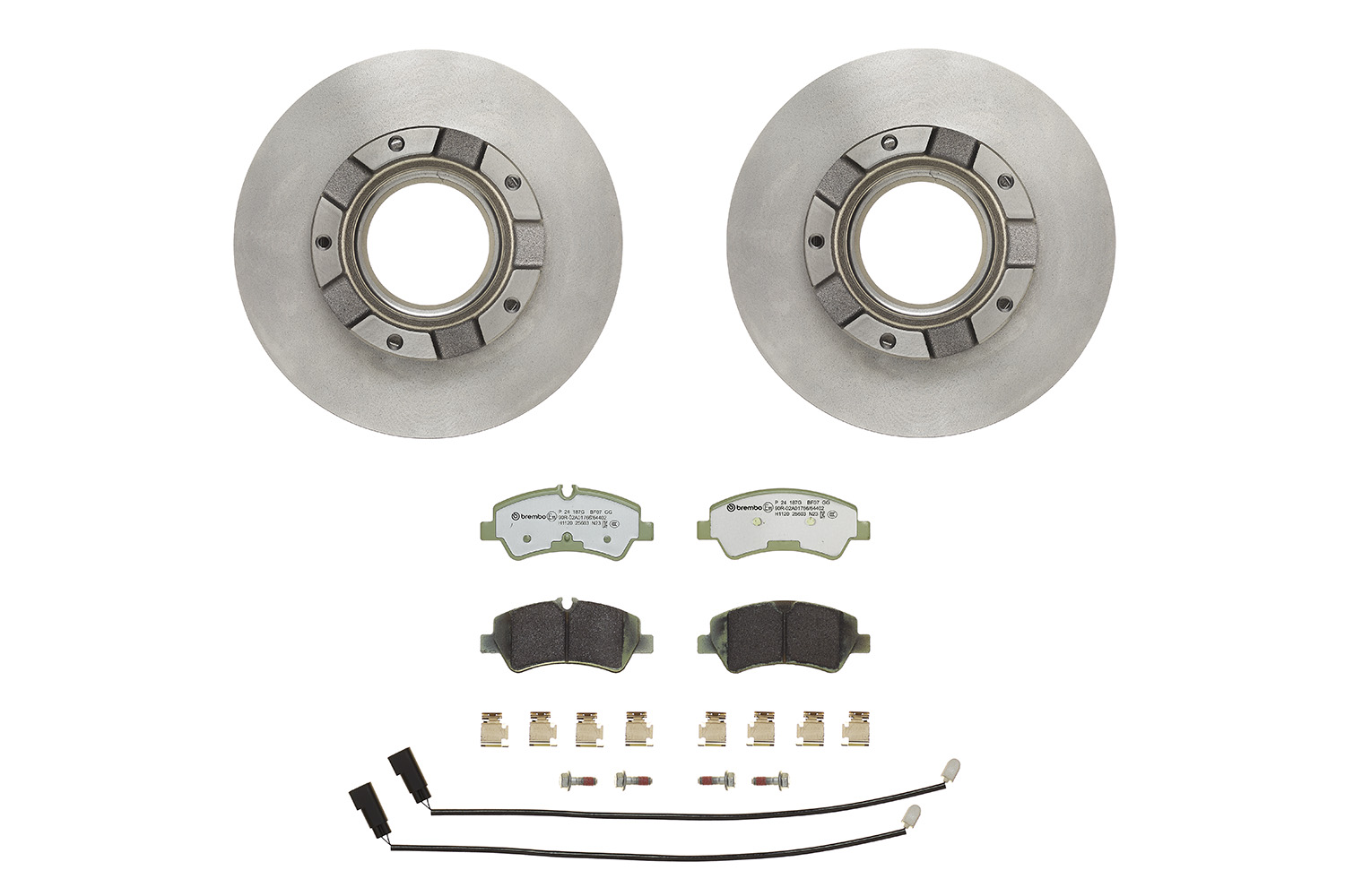 Disques et plaquettes de frein (Disques et plaquettes de freins) BREMBO KT 10 018