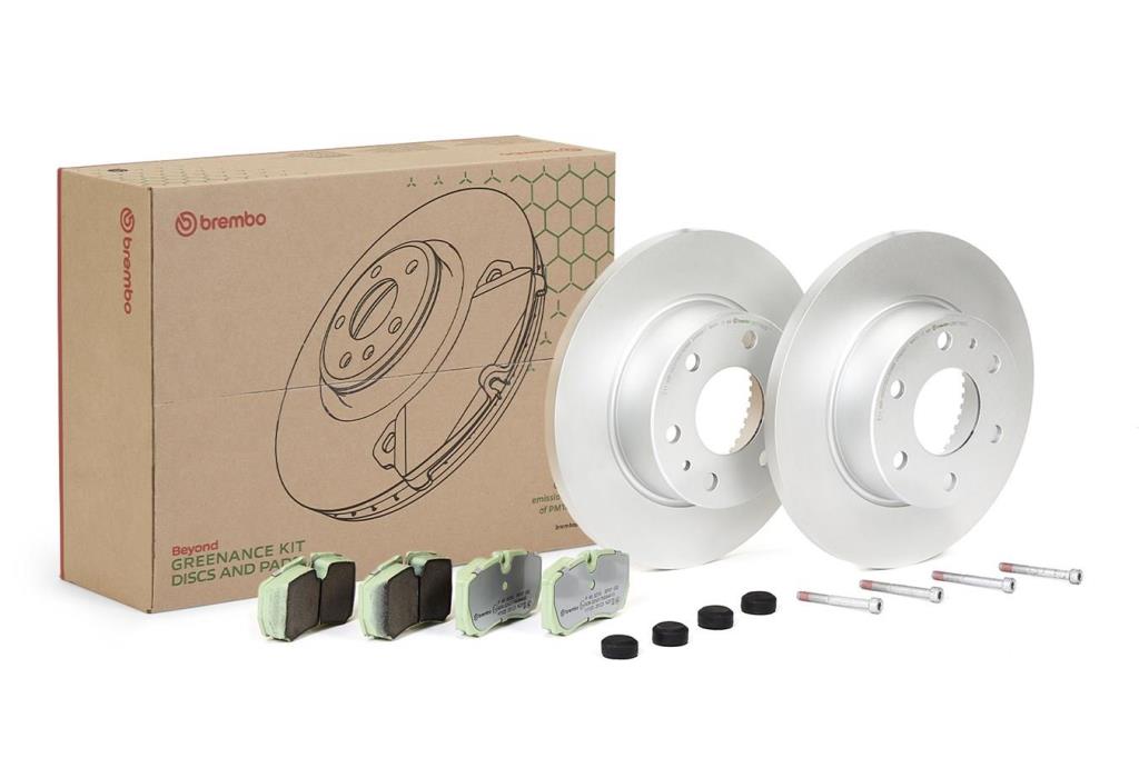 Disques et plaquettes de frein (Disques et plaquettes de freins) BREMBO ref. KT 10 023