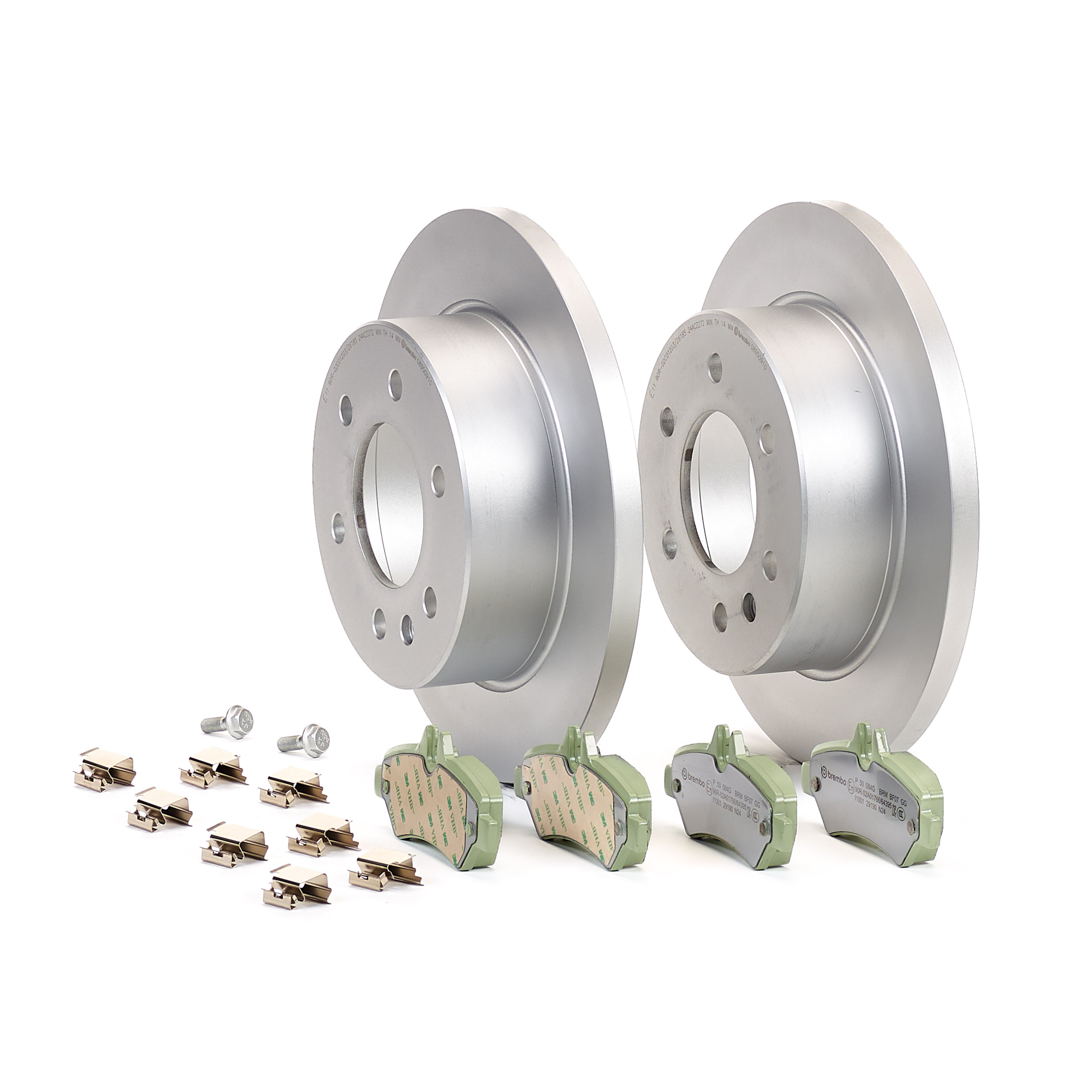 Disques et plaquettes de frein (Disques et plaquettes de freins) BREMBO ref. KT 10 027