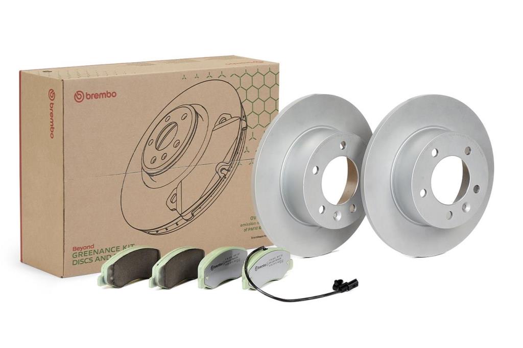 Disques et plaquettes de frein (Disques et plaquettes de freins) BREMBO ref. KT 10 035