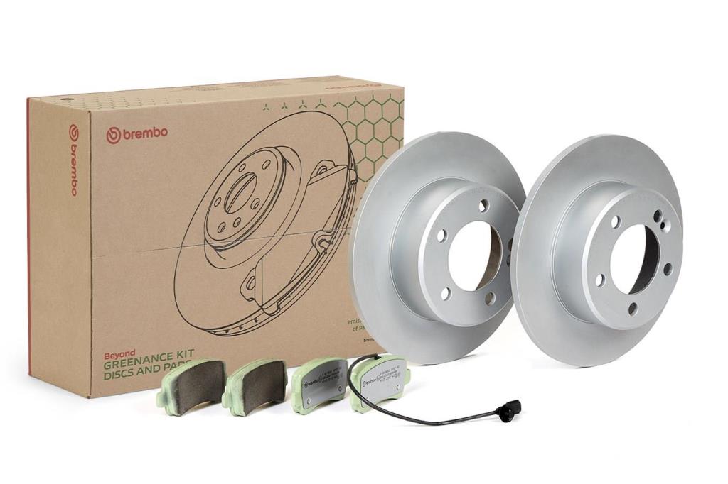 Disques et plaquettes de frein (Disques et plaquettes de freins) BREMBO ref. KT 10 037