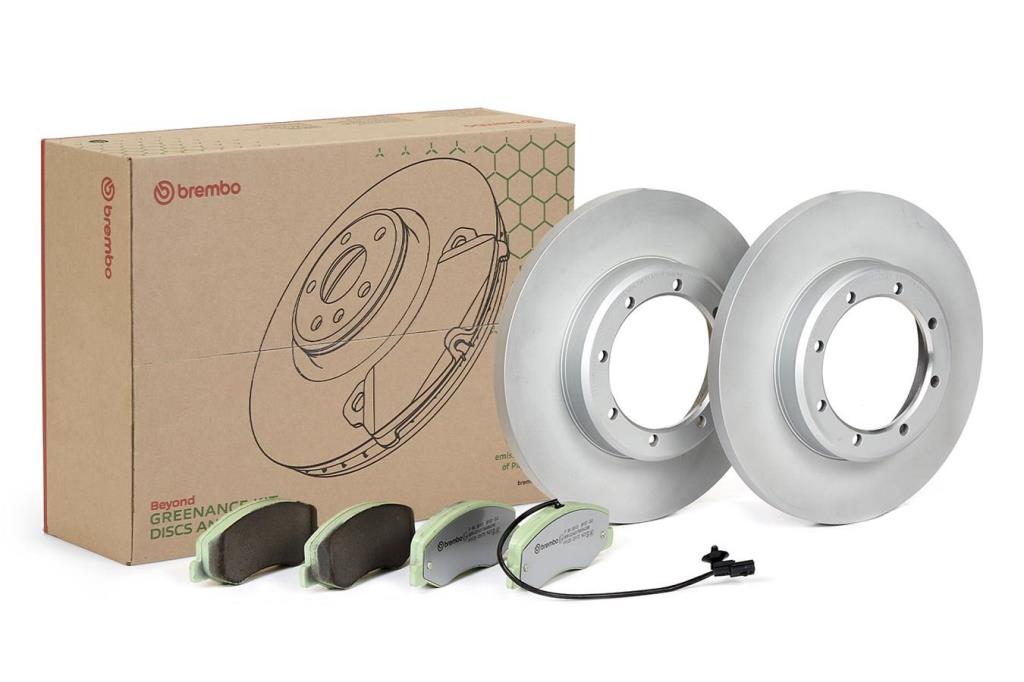 Disques et plaquettes de frein (Disques et plaquettes de freins) BREMBO ref. KT 10 038