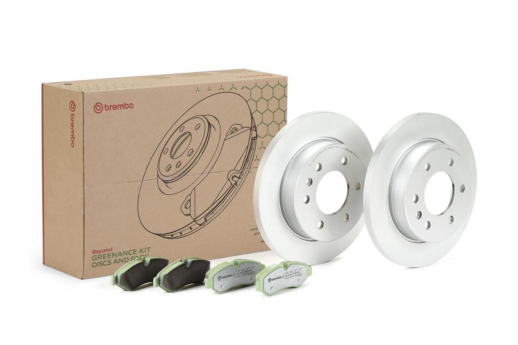 Disques et plaquettes de frein (Disques et plaquettes de freins) BREMBO ref. KT 10 056