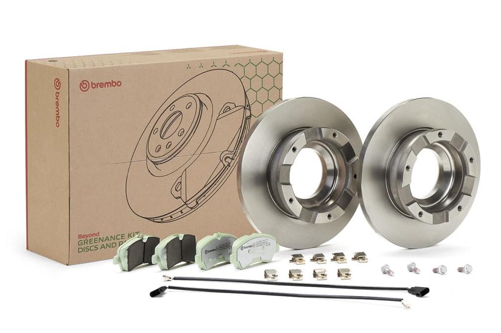 Disques et plaquettes de frein (Disques et plaquettes de freins) BREMBO ref. KT 10 061