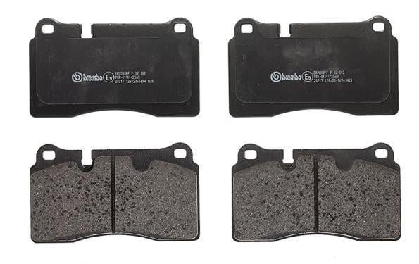 Jogo de 4 pastilhas de travão BREMBO ref. P 02 002