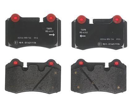 Jeu de 4 plaquettes de frein BREMBO P 02 003