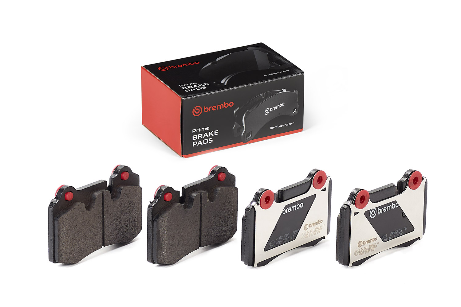 Jeu de 4 plaquettes de frein BREMBO P 02 003