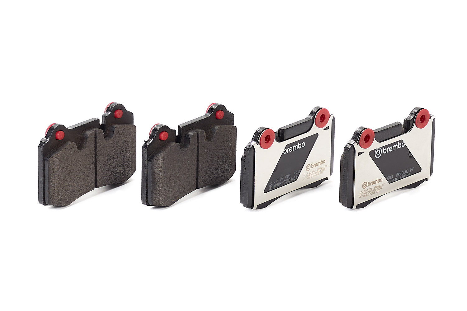 Jeu de 4 plaquettes de frein BREMBO P 02 003