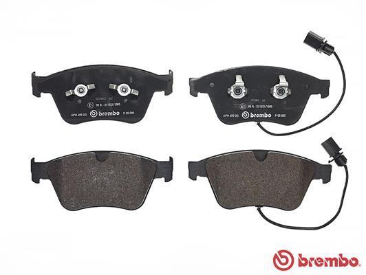 Jogo de 4 pastilhas de travão BREMBO ref. P 05 003