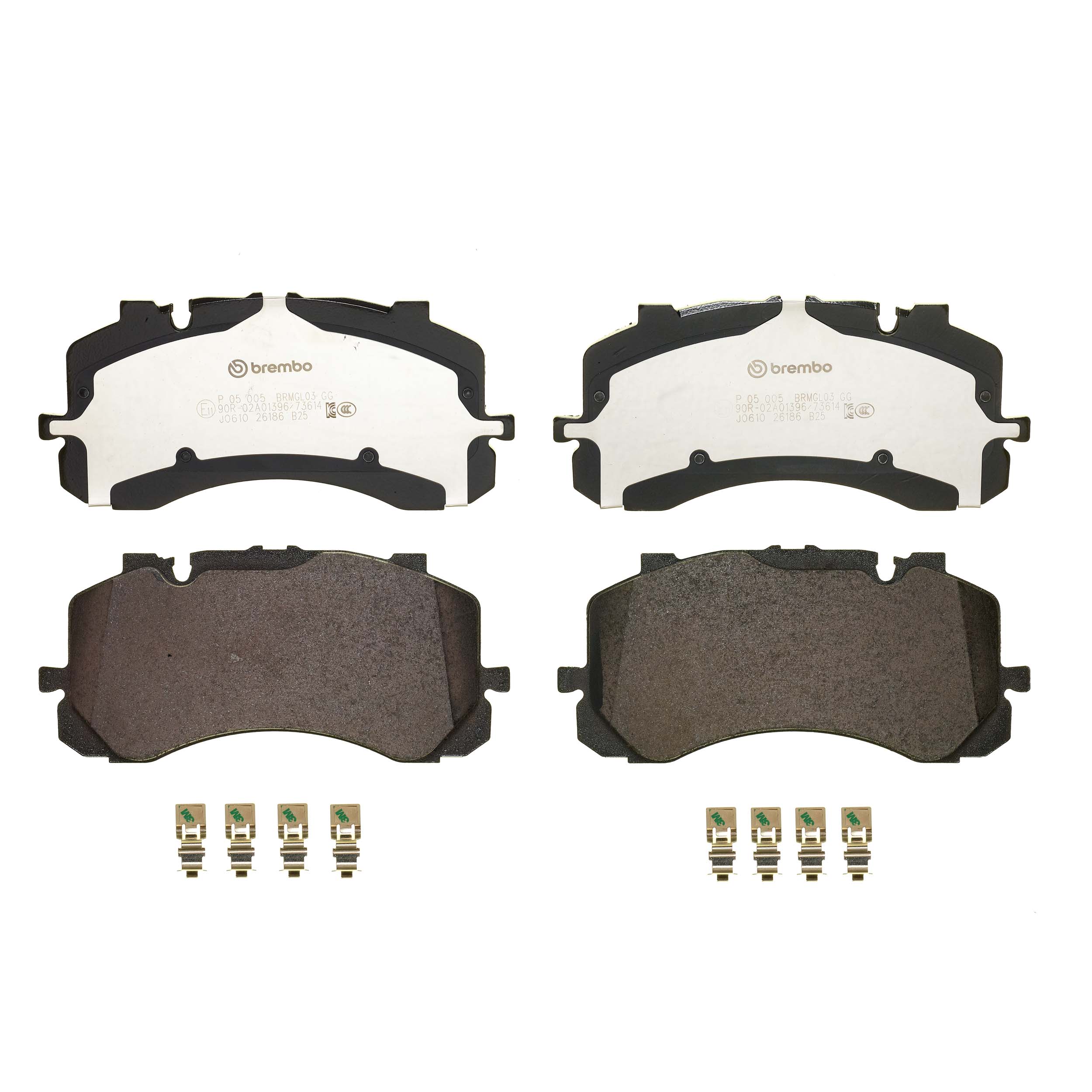 Jeu de 4 plaquettes de frein BREMBO ref. P 05 005