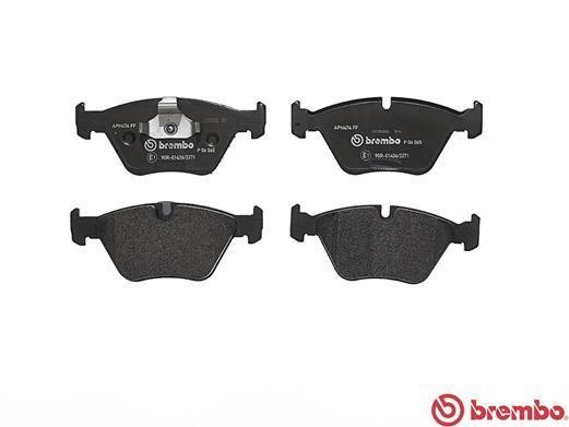 Jeu de 4 plaquettes de frein BREMBO ref. P 06 065